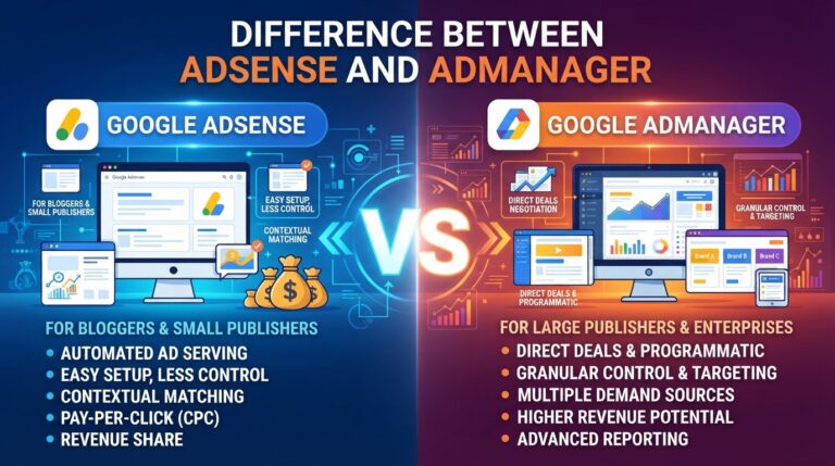 Difference Between Google AdSense and Google Ad Manager: Complete Guide