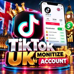Explore TikTok UK monetized accounts for creators. Check monetization status, account features, eligibility, and requirements before ordering.